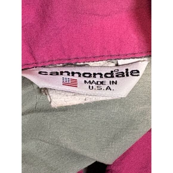 CANNONDALE ATW Anorak 1/2 Zip Nylon Windbreaker Men’s Medium 90’s USA Made RARE - Picture 5 of 6